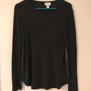 gap fitted long sleeve tee/thin sweater